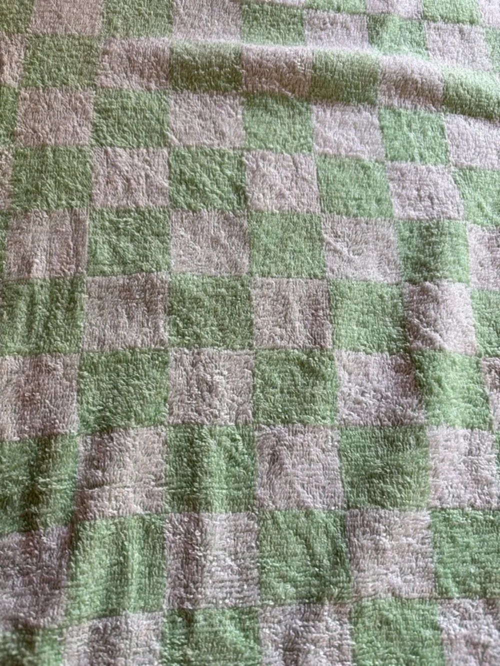 Vintage Cannon Mills bath towel and hand towel